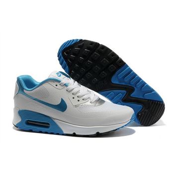 Nike Air Max 90 Hyp Frm Unisex White Blue Running Shoes Wholesale